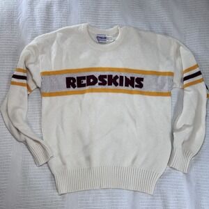 Washington Redskins Vintage 80's Sweater Pro Line Cliff Engle USA Wool Blend LG